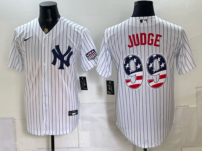 Men 2026 New York Yankees #99 Judge white Nike MLB Jersey 0716003